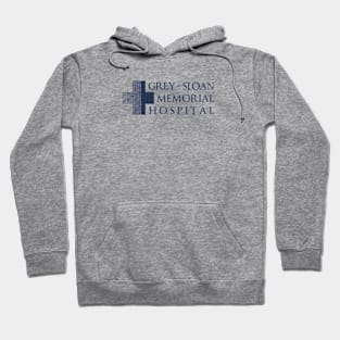 Grey + Sloan Memorial Hospital Logo | Blue Print Hoodie